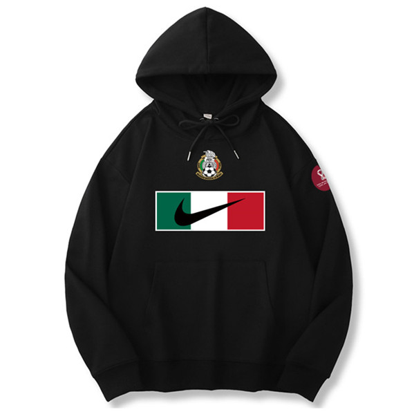 Men's Mexico World Cup Soccer Hoodie Black